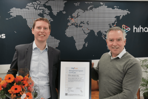 hihaho overhandiging certificate viducon