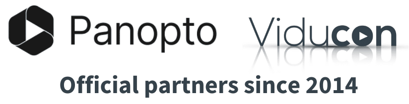 Official partners since 2014 - Viducon og Panopto