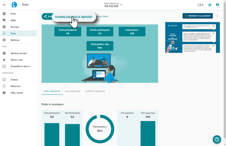 Data Analytics Feature 1 Detailed reports