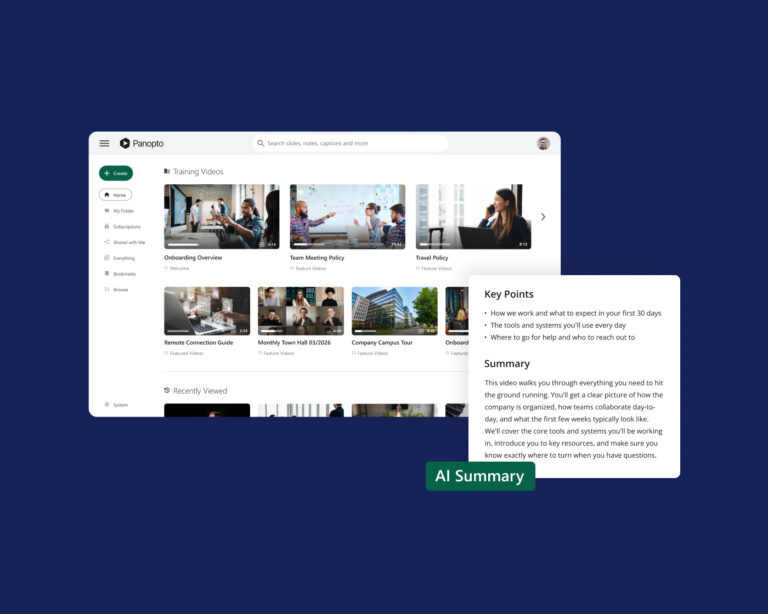 Panopto videnplatform