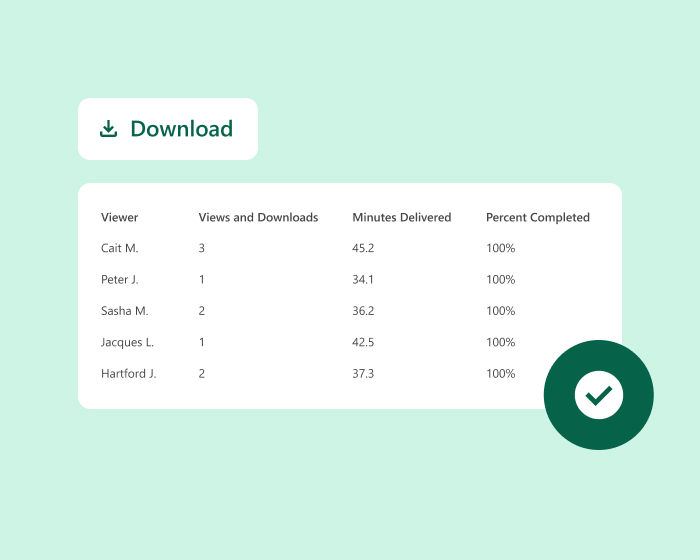 Panopto compliance and audit reporting